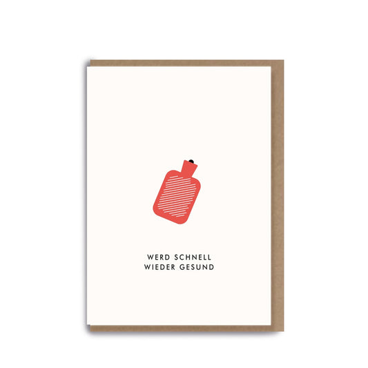 Greeting Card HOT WATER BOTTLE