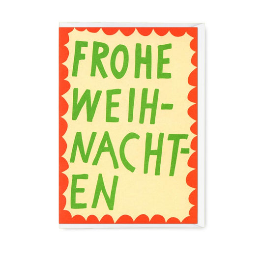 Klappkarte FROHE WEIHNACHTEN