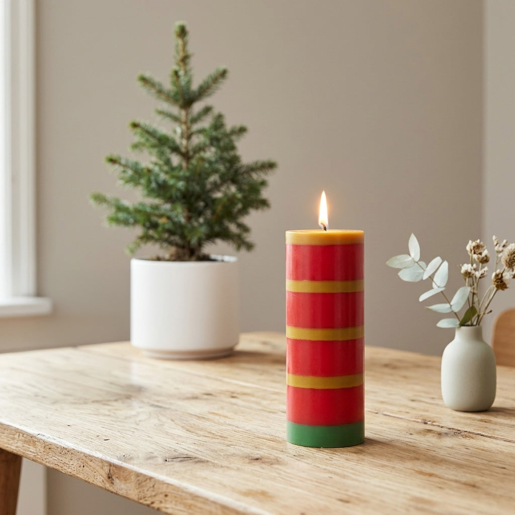 Blockkerze ADVENTSKRANZ