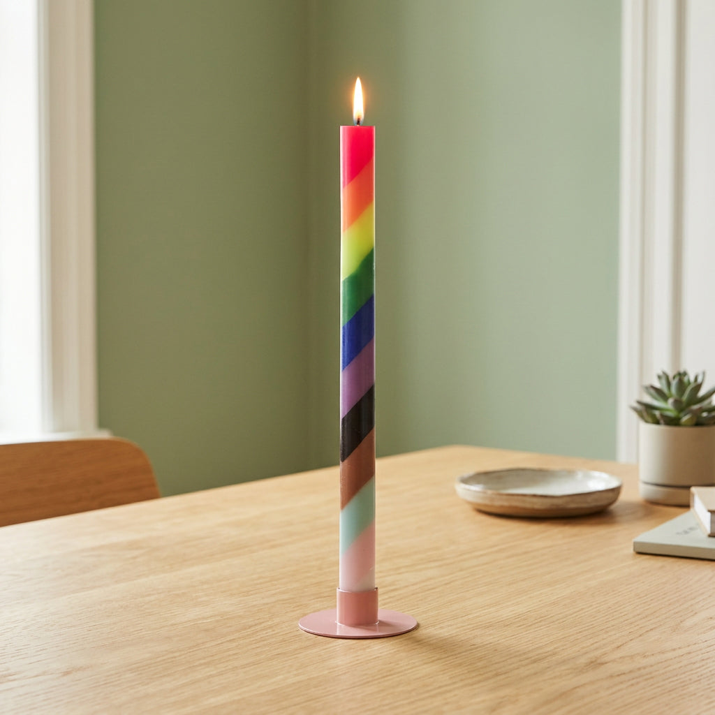 Geometric Kerze PRIDE