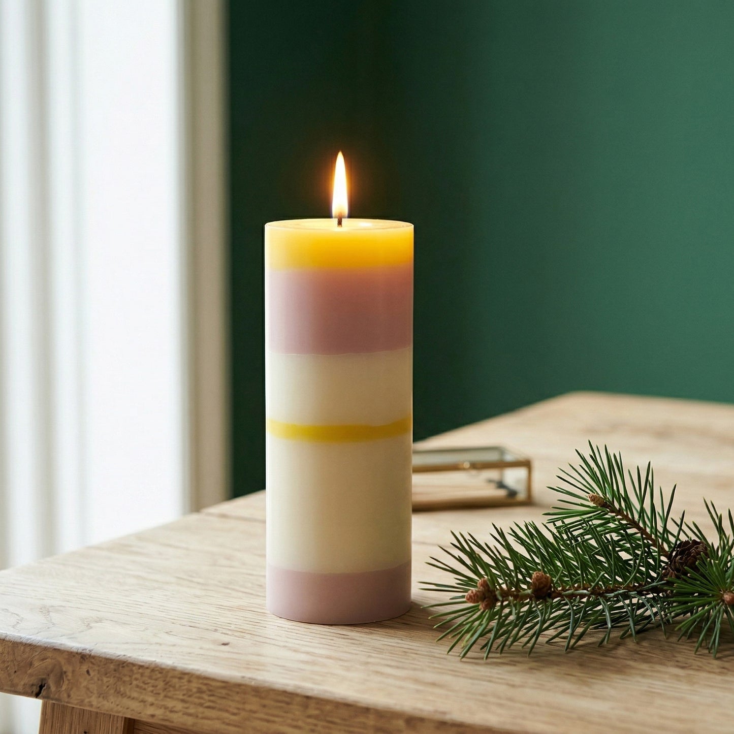 Pillar Candle CHRISTMAS ANGEL WHITE