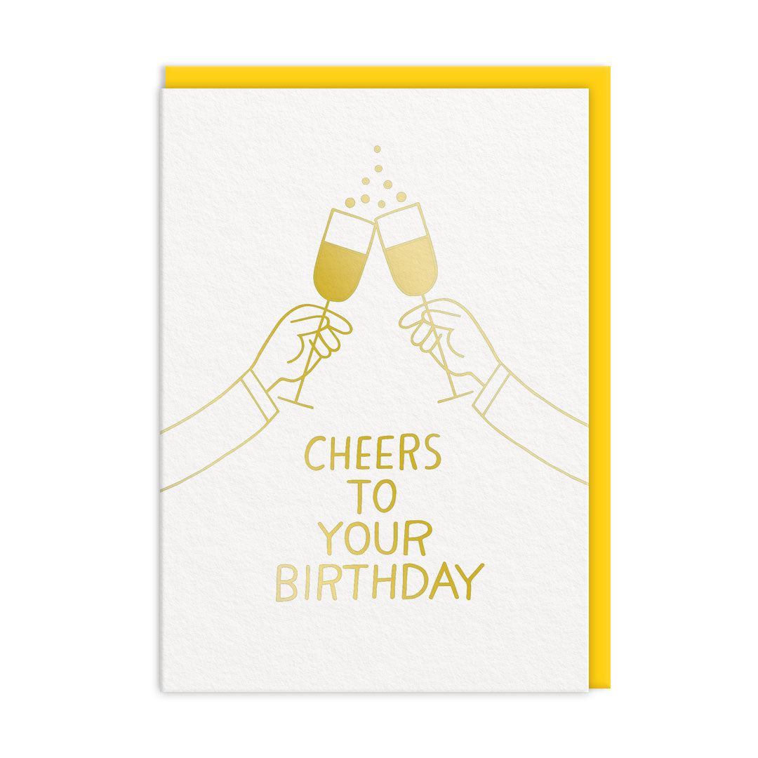 Folding card CHEERS