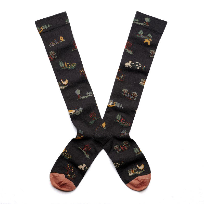 Knee Socks Farm Life AT 904 (39-41)