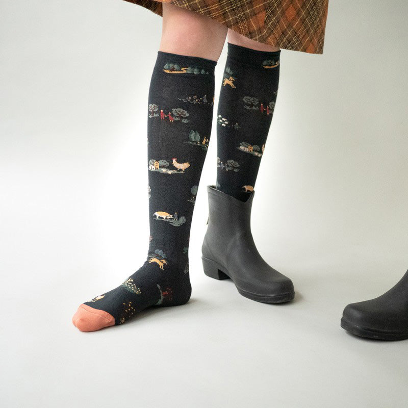 Knee Socks Farm Life AT 904 (39-41)