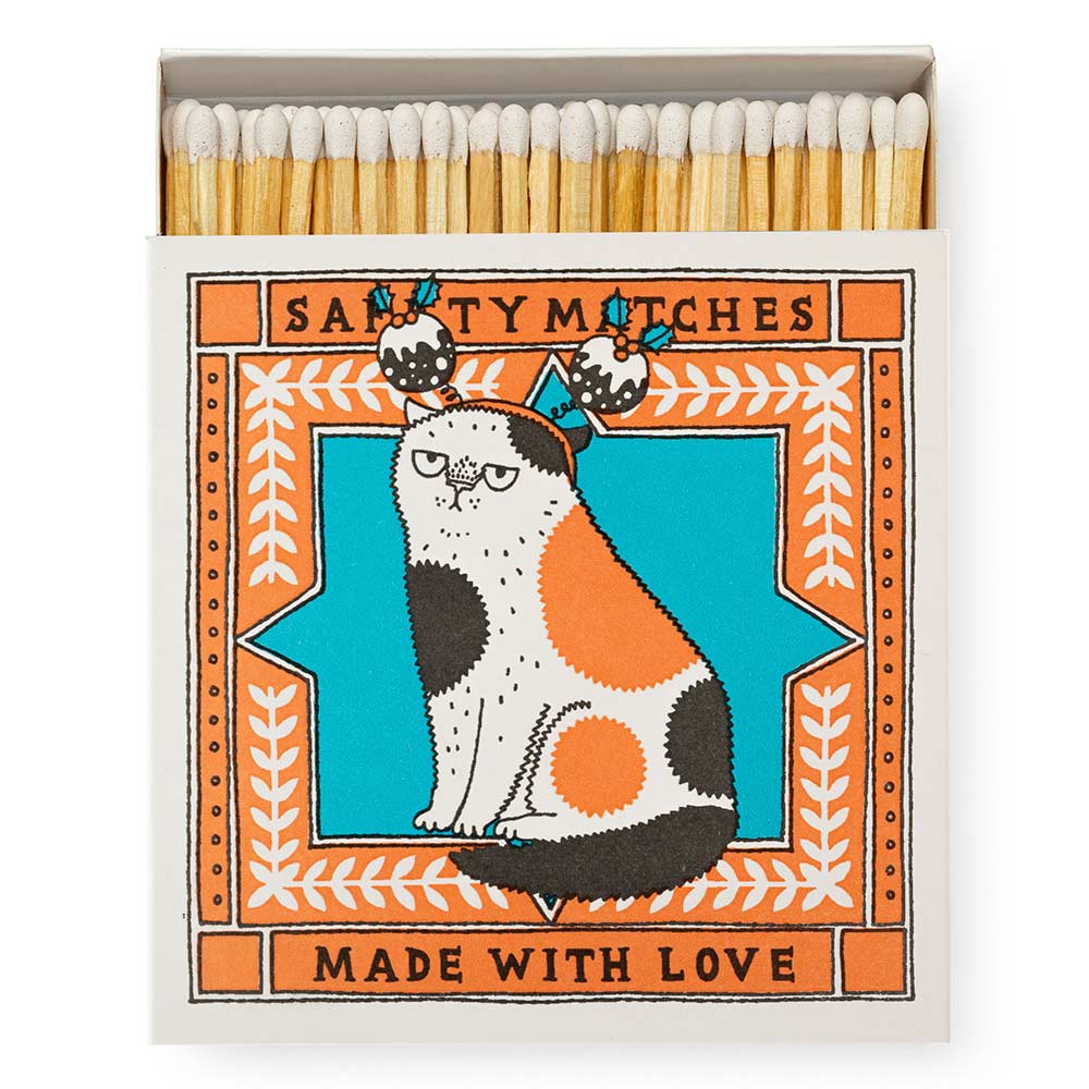Luxury Matches Christmas Cat B243