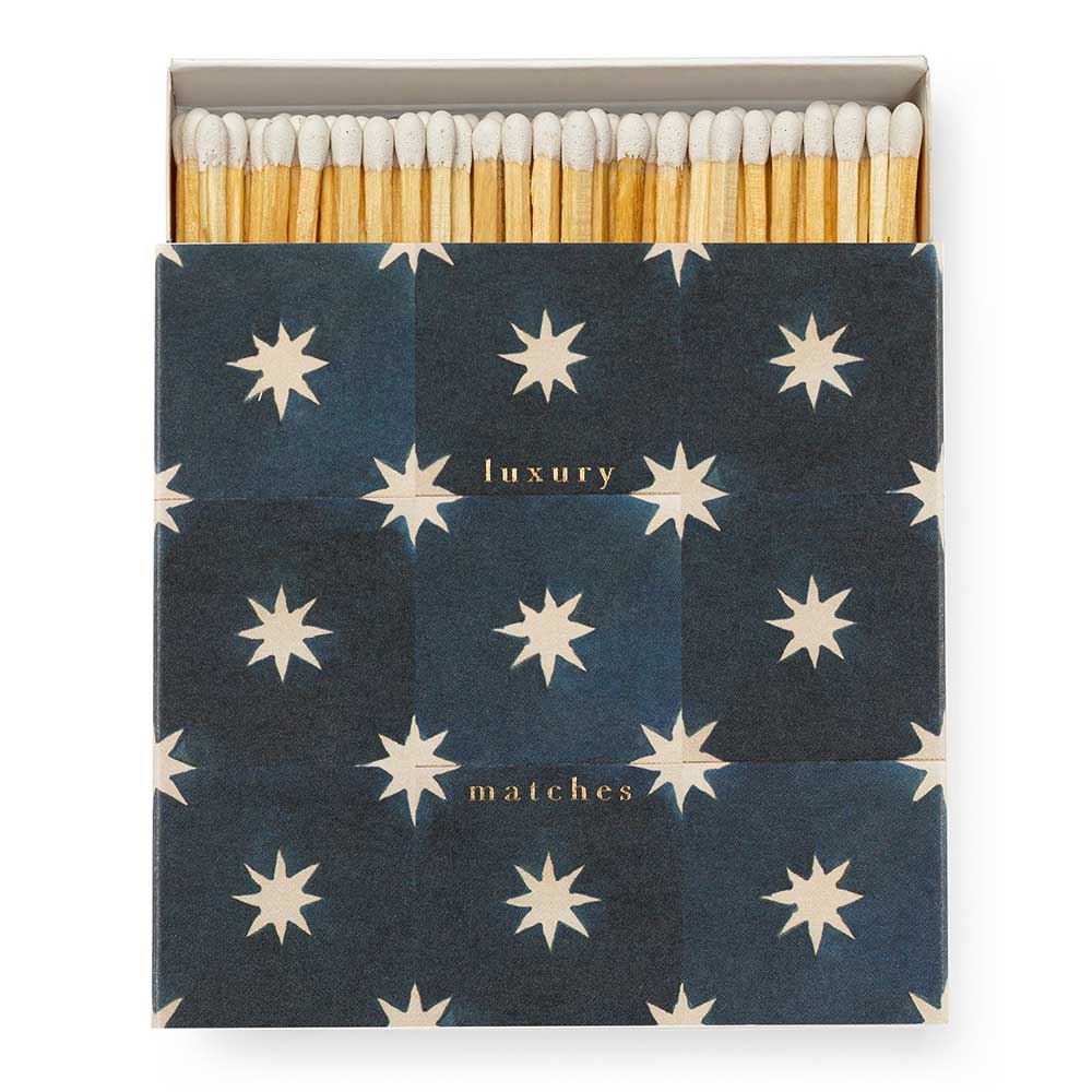 Luxury Matches Navy Star Tile B303