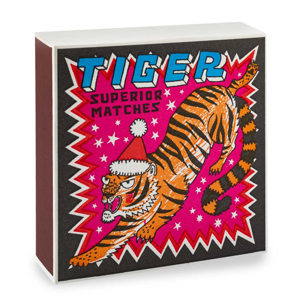 Luxury Matches Festive Tiger B383