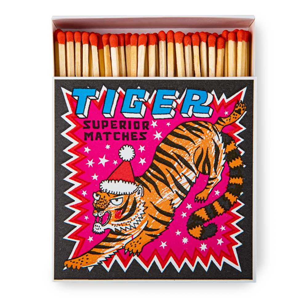 Luxury Matches Festive Tiger B383
