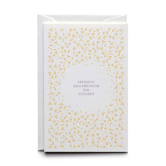 Folding card WEDDING SMALL BLOOMS