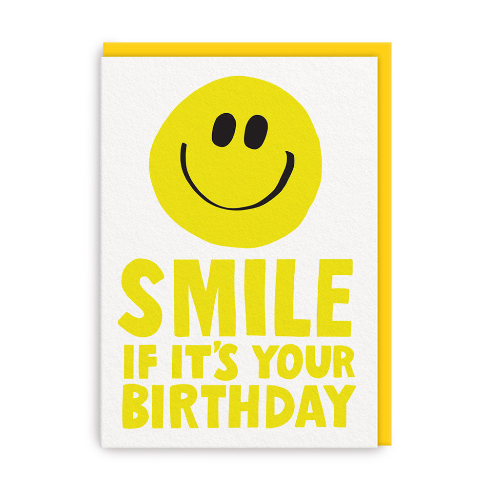 Klappkarte BIRTHDAY SMILE