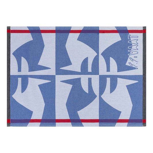 Set of 2 Hand and Dish Towels Blue Heels VAAT x Piet Paris