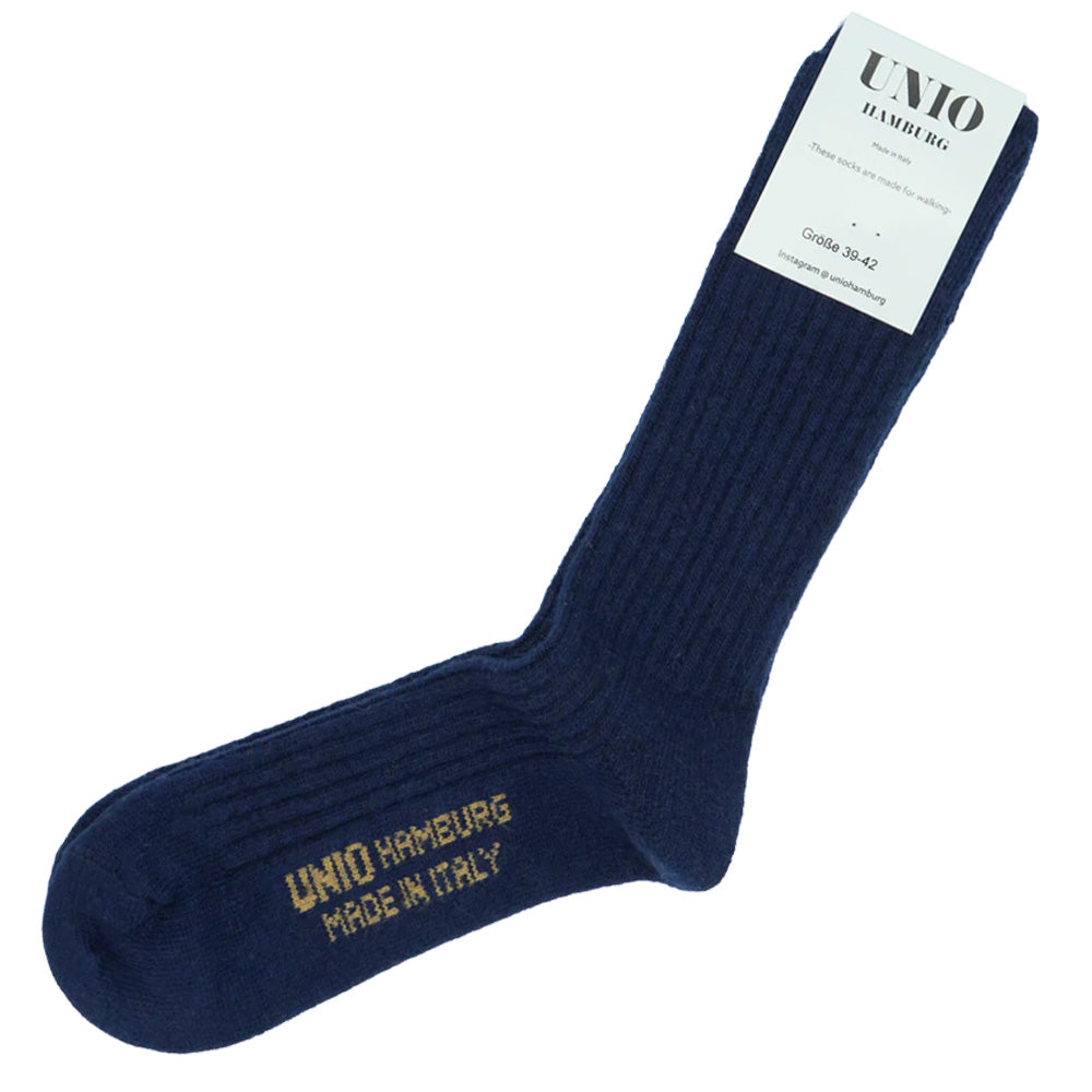 Unio Hamburg CORFU Langsocke Col. 8 Navy Größe 39-42