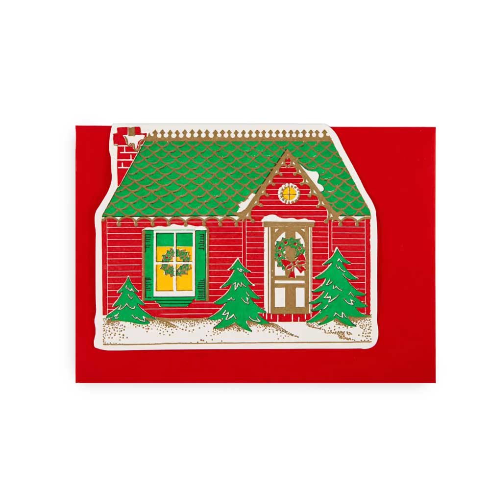 Klappkarte CHRISTMAS HOUSE