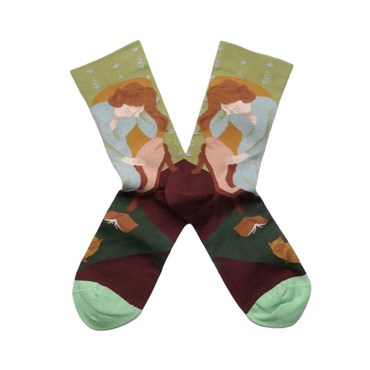 Socken Sieste Vert Mousse DC401 (39-41)