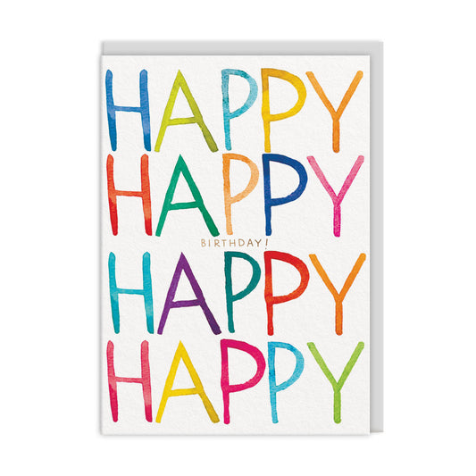 Folding Card HAPPY