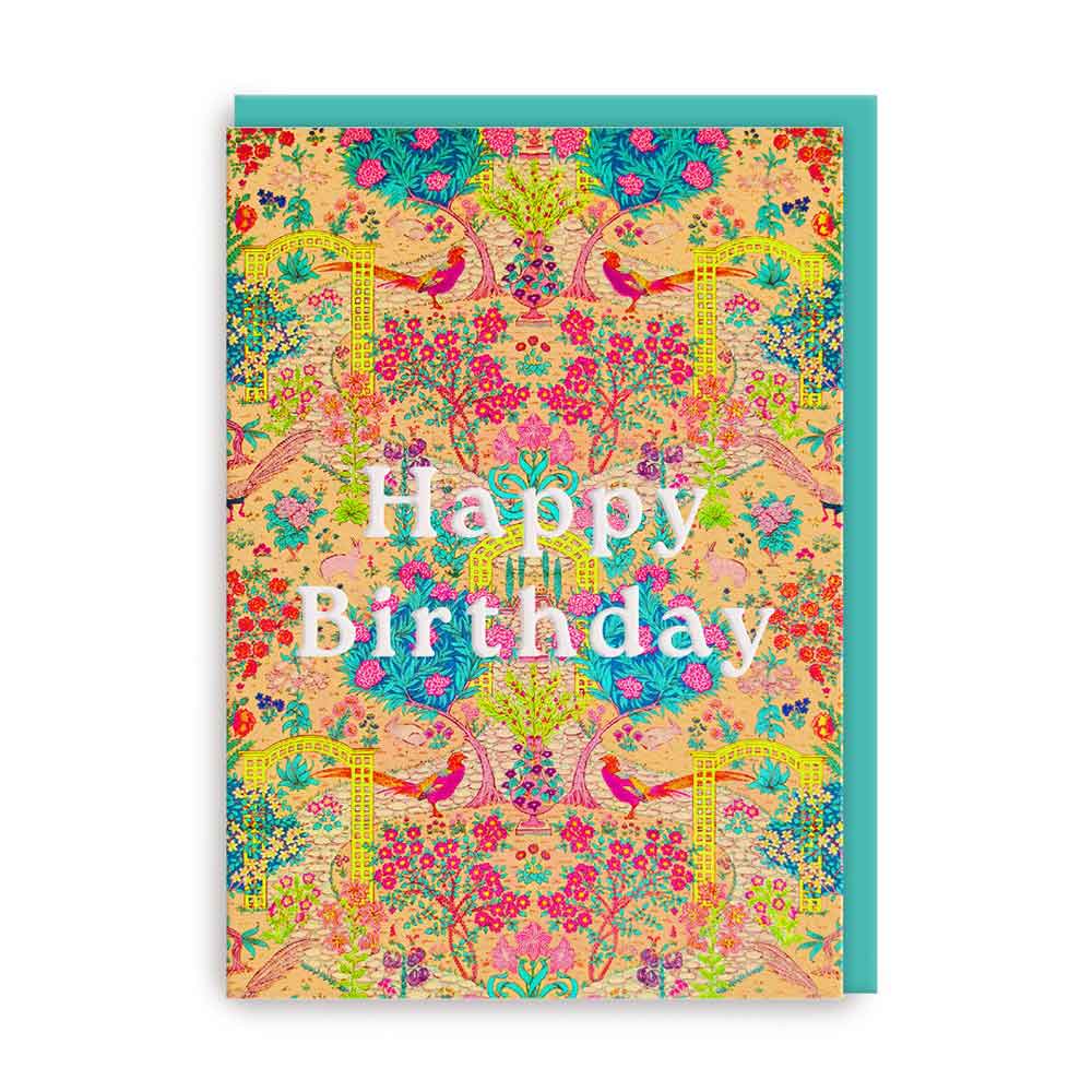 Klappkarte FLORAL BIRTHDAY