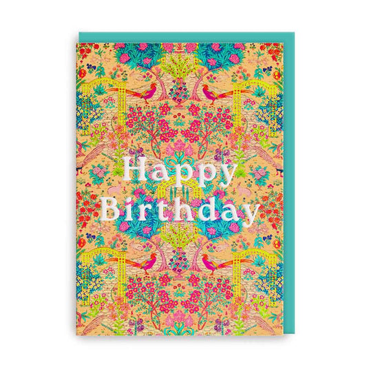 Klappkarte FLORAL BIRTHDAY