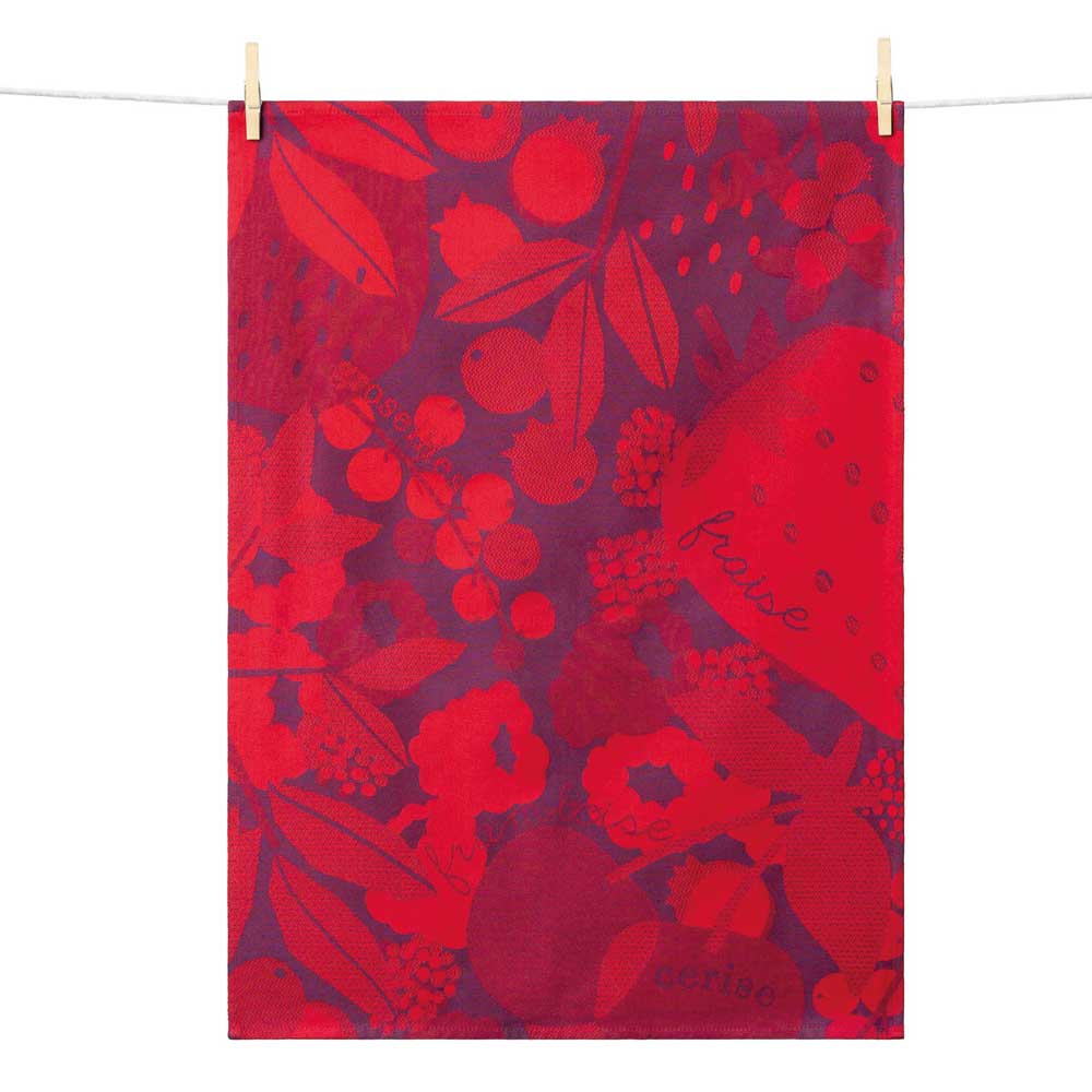 Dish towel FRUITS ROUGE