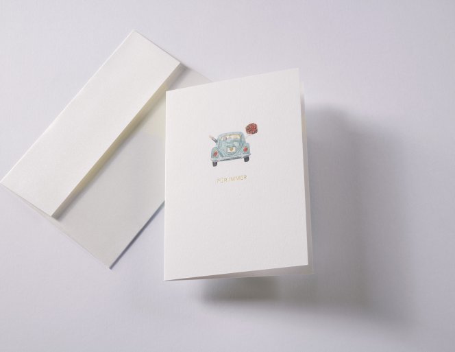 Folding card HONEYMOON