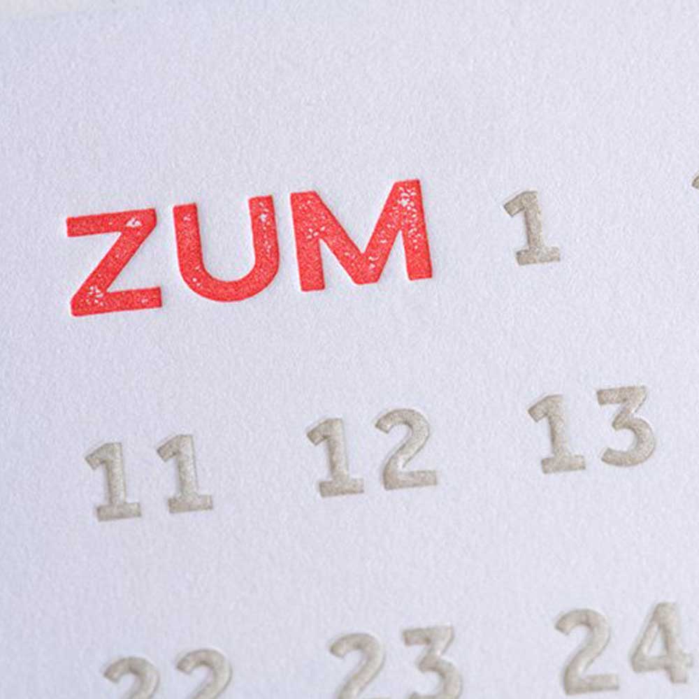 Klappkarte ZUM GEBURTSTAG