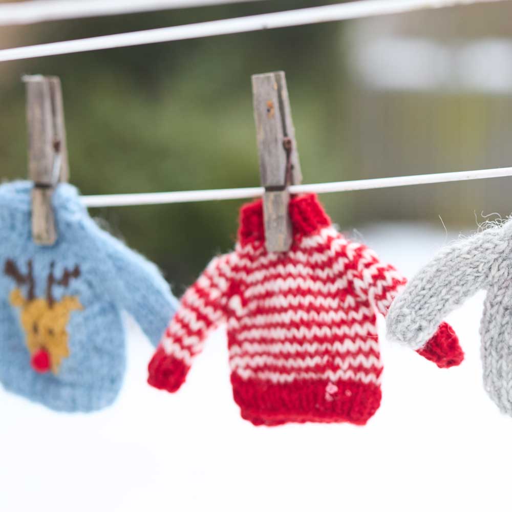 Wollanhänger Sweater Reindeer