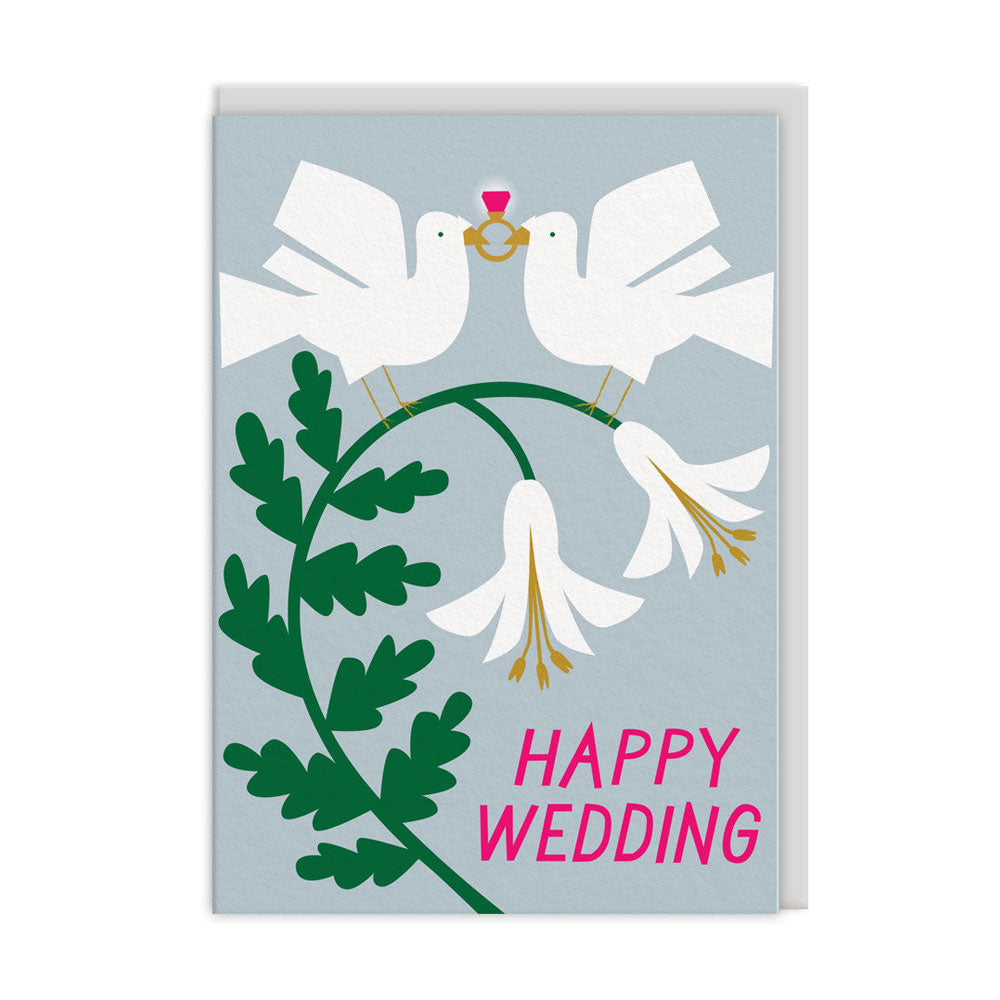 Klappkarte HAPPY WEDDING