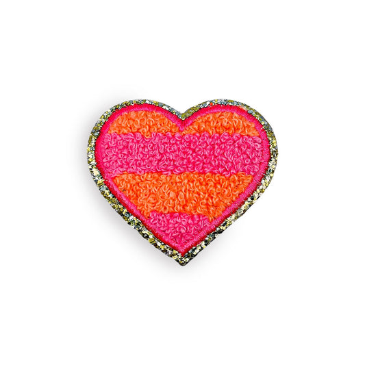 Sticker Glitzer Herz Duo Color