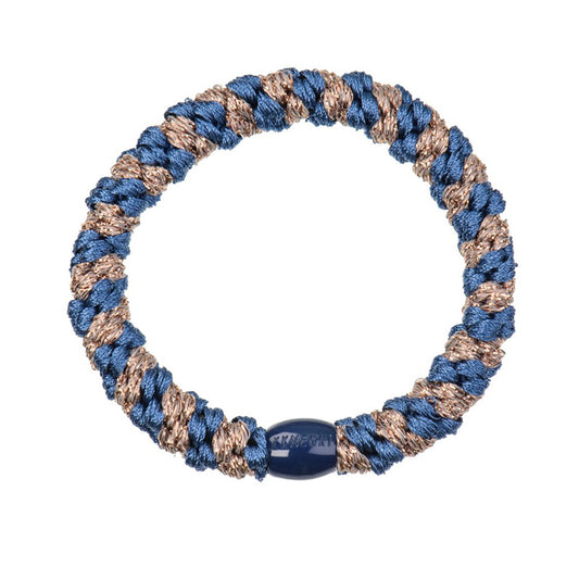 KKNEKKI Indigo Taupe Glitter Stripe