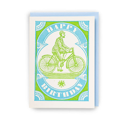 Klappkarte BICYCLE HAPPY BIRTHDAY