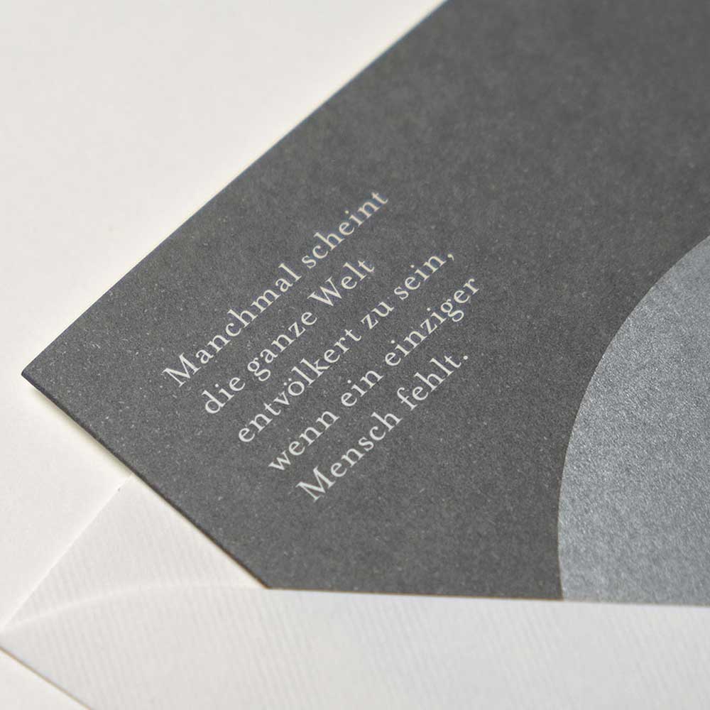 Folded card DROSTE-HÜLSHOFF