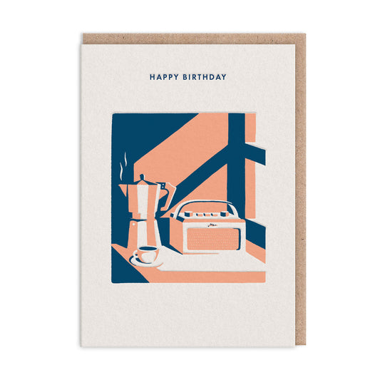 Klappkarte HAPPY BIRTHDAY COFFEE