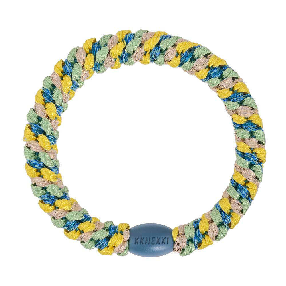 KKNEKKI Mix yellow light petrol glitter
