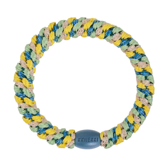 KKNEKKI Mix yellow light petrol glitter