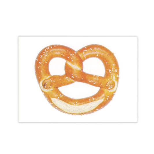 Postkarte Brezel