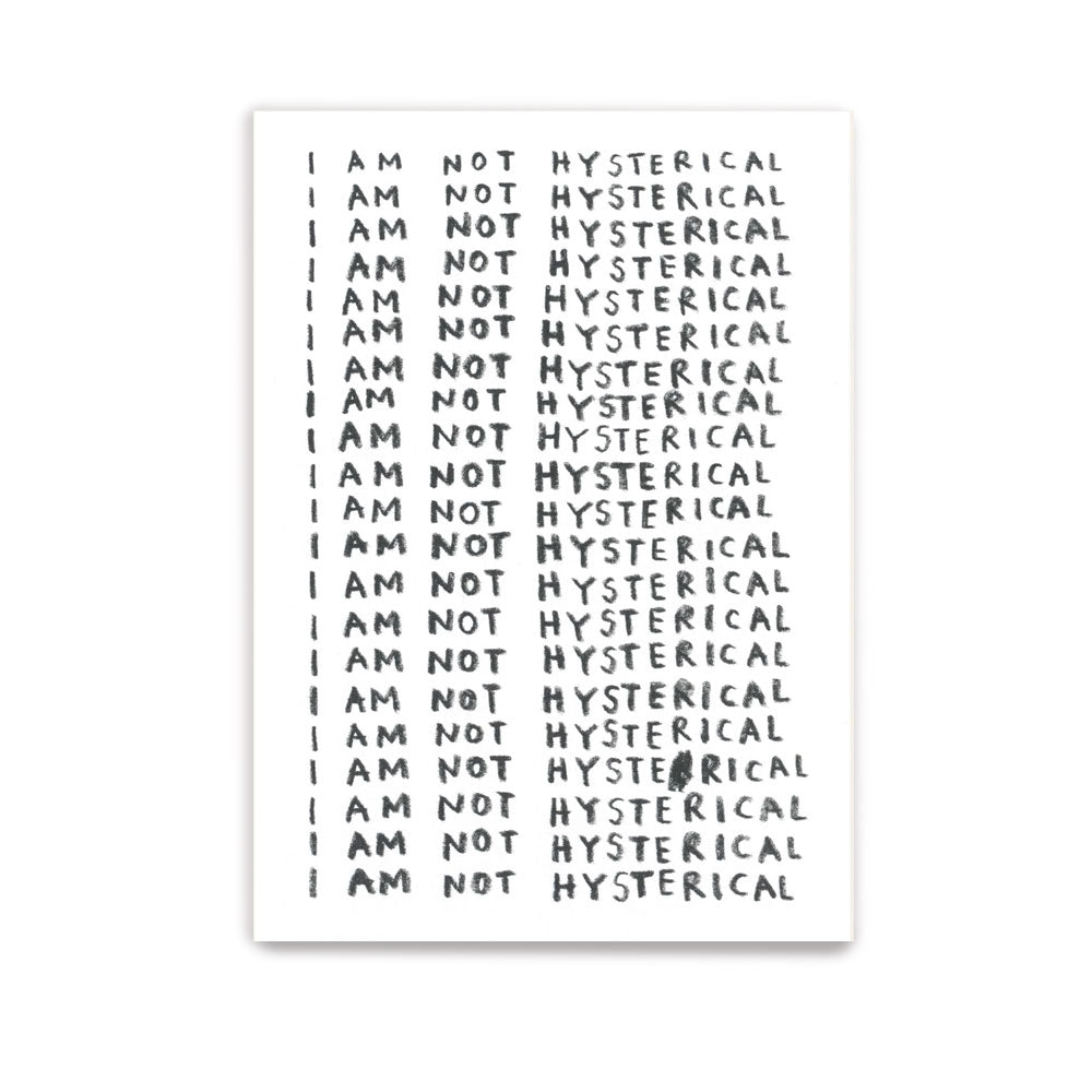 Postkarte Hysterical