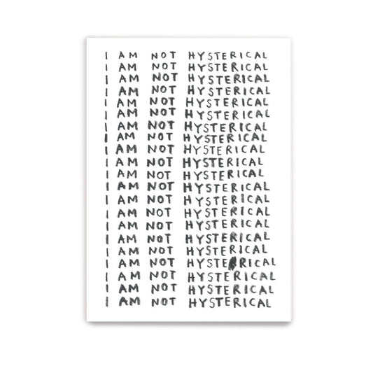 Postkarte Hysterical