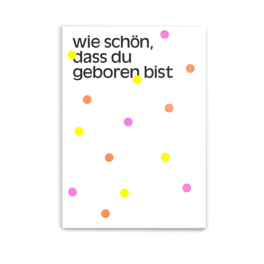 Postkarte Wie schön