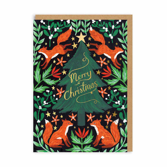 Klappkarte Xmas Fuchs