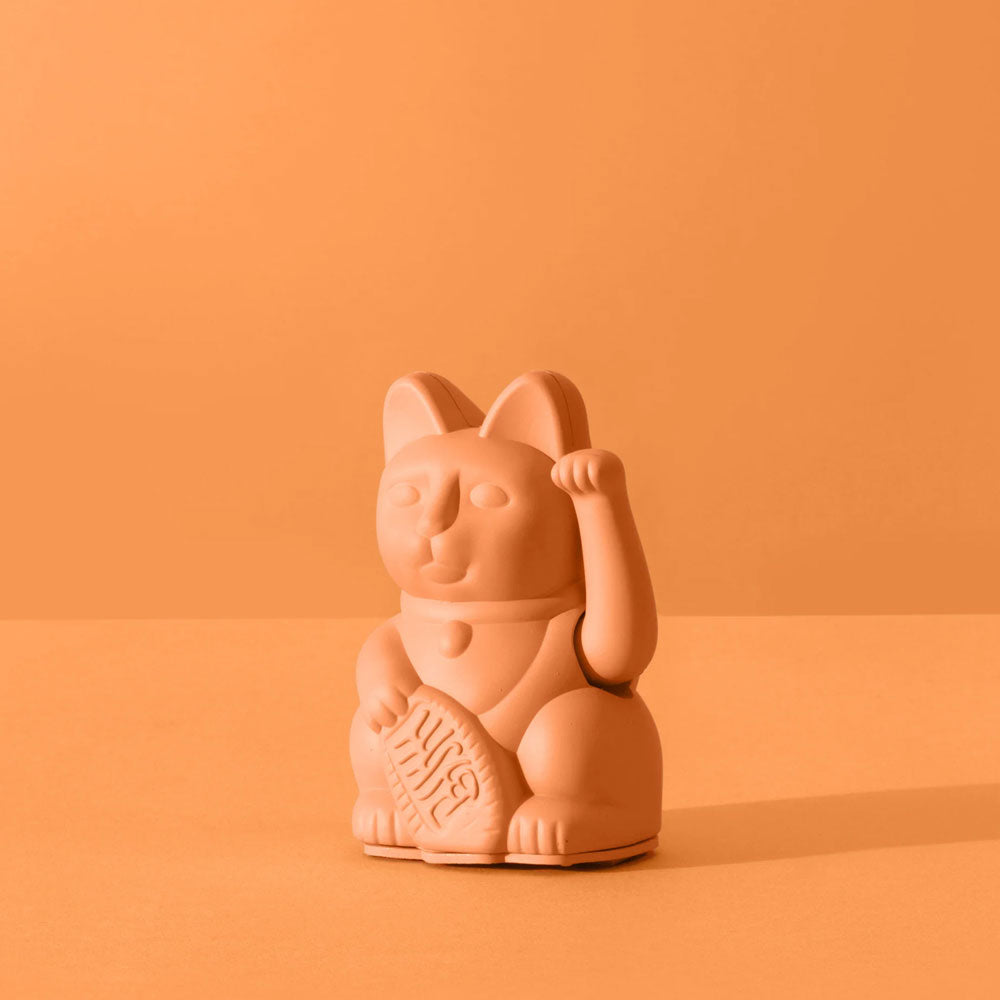 Kleine Winkekatze - Hoffnung, Peach