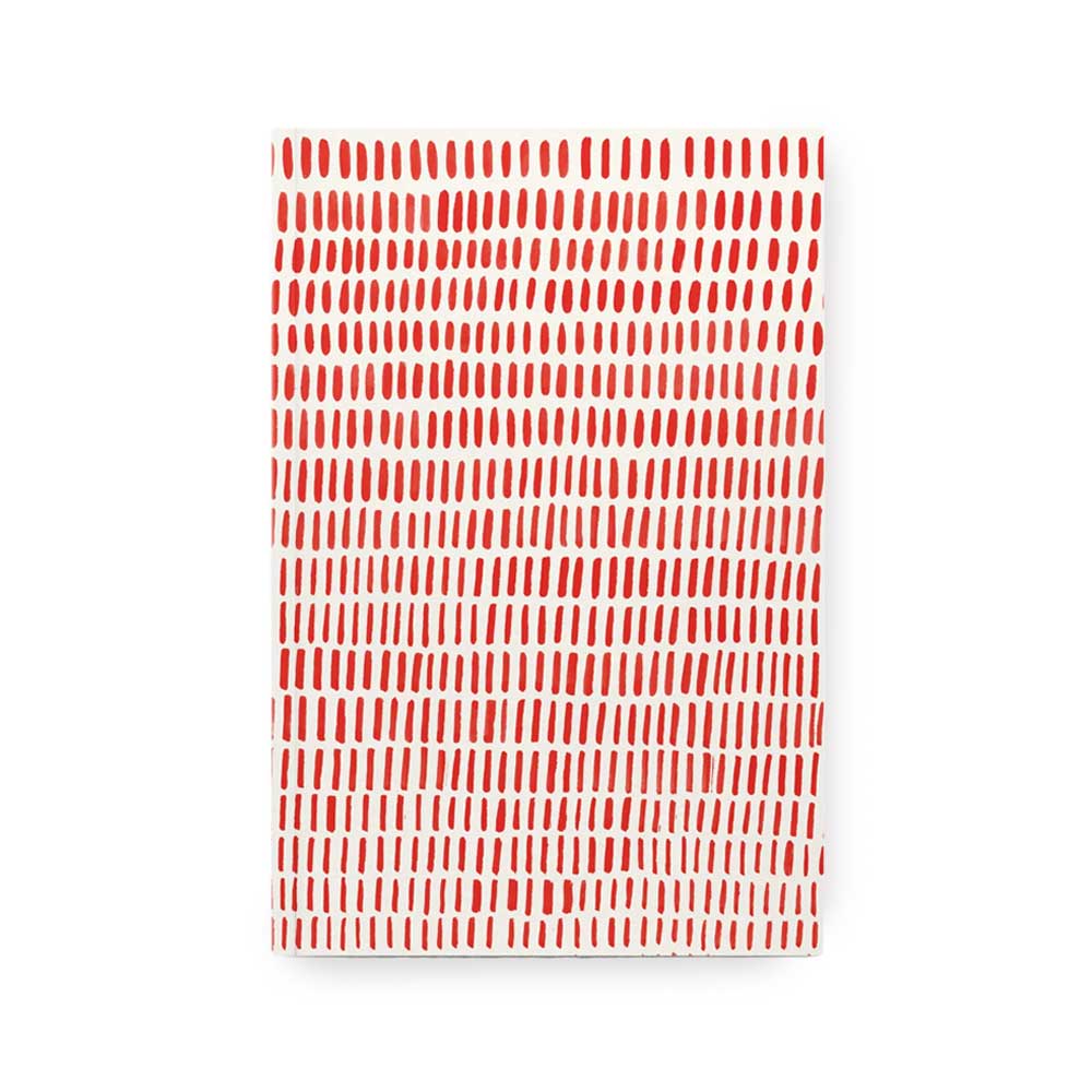 Notizheft Petit traits rouges