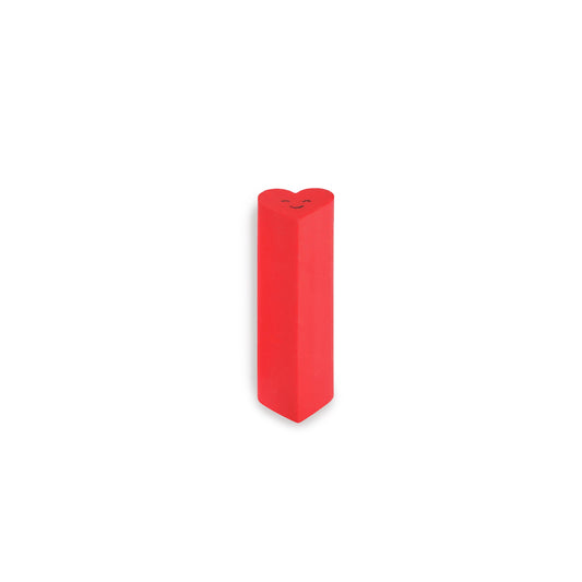 Radierer Herz rot