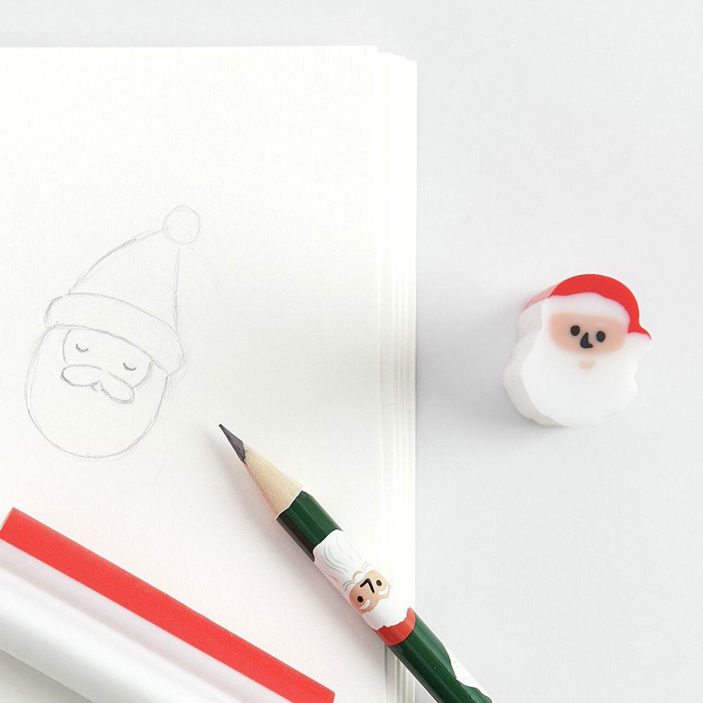 Radierer Weihnachtsmann