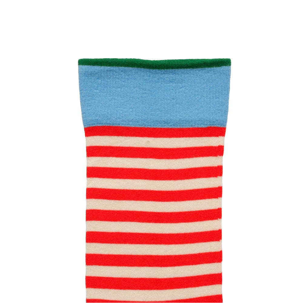 Socks Rayure Vermillon RY137 (39-41)