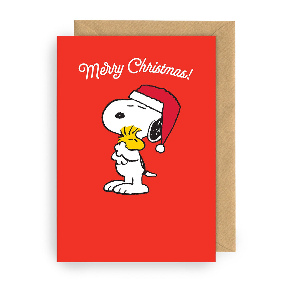Klappkarte Snoopy & Woodstock Hug