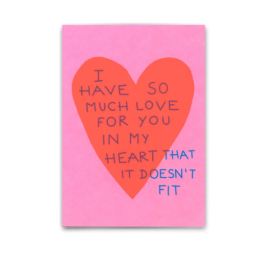 Postkarte So much love