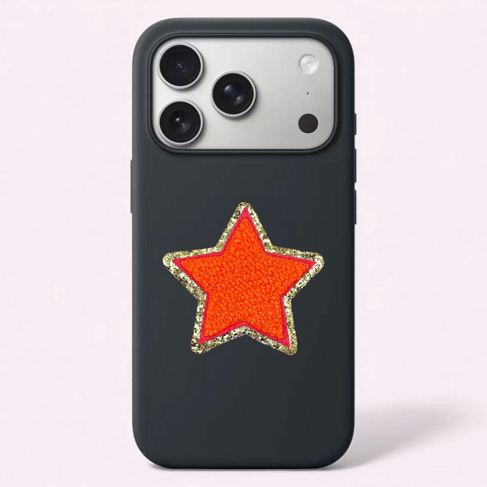 Sticker Glitzer Stern Koralle