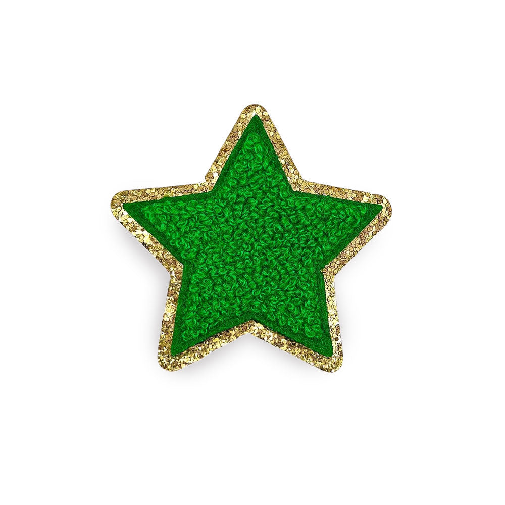Sticker Glitzer Stern Smaragd