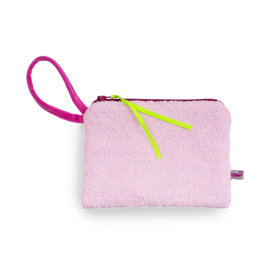 Kleine Frotteetasche Ice rose
