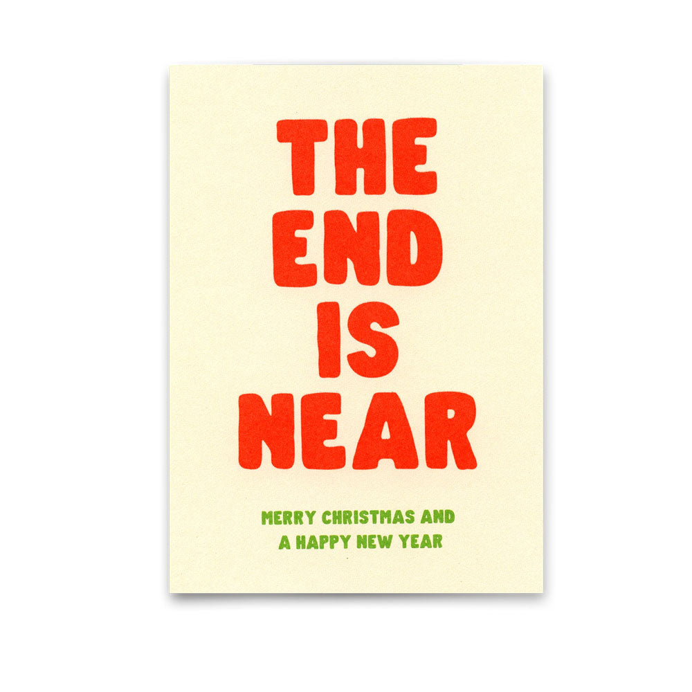 Postkarte The end is near