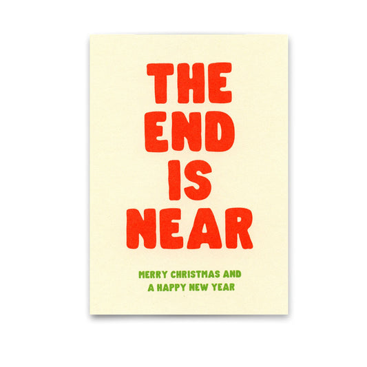 Postkarte The end is near